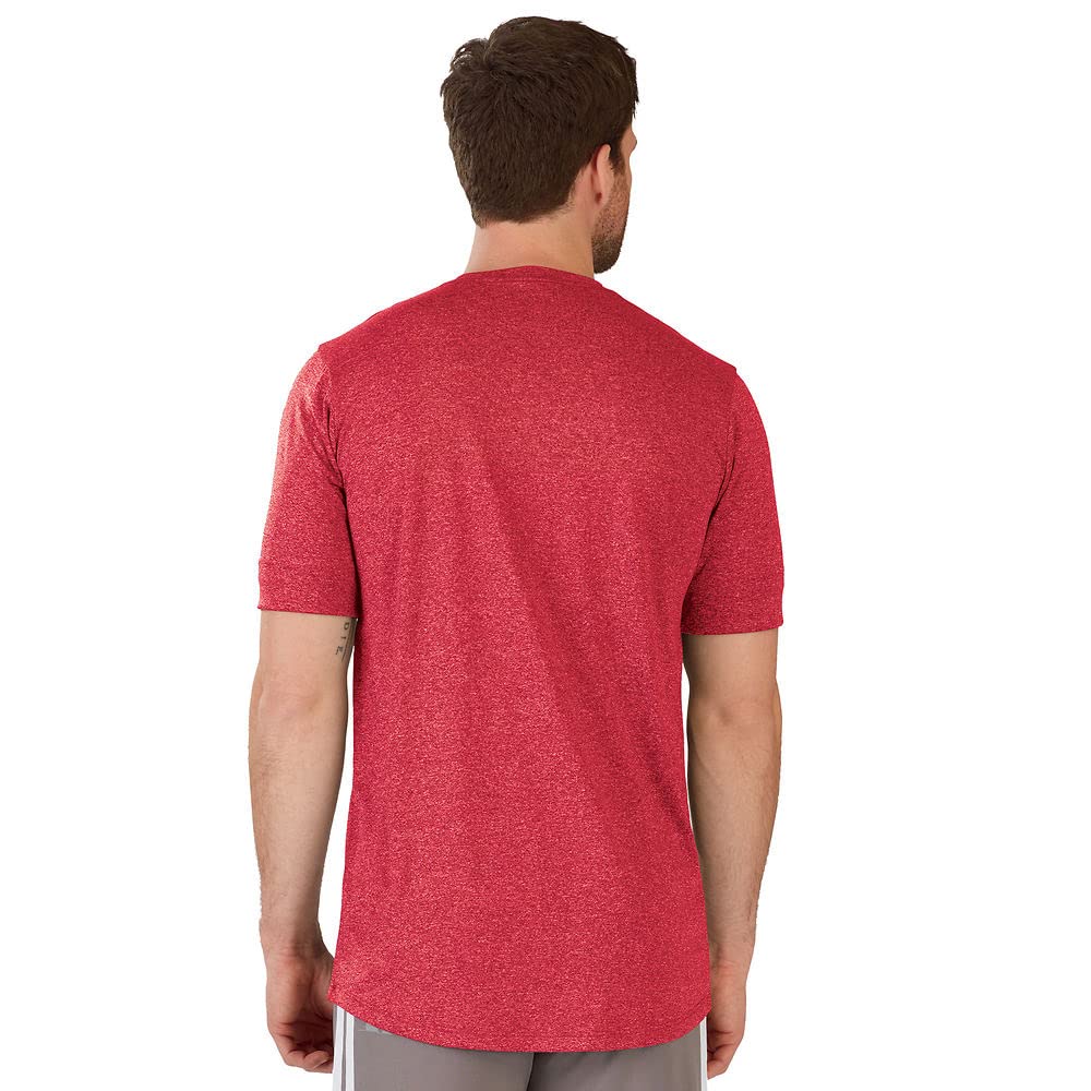 Vevo Active Mens Tech Tee M RedHeather