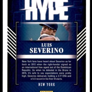 Luis Severino Card 2014 Panini Elite Extra Edition Hype #15