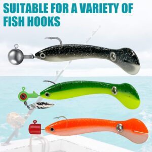 Soft Bionic Fishing Lure, Soft Plastic Fishing Lures, Bass Fishing Bait, Freshwater Top Water Saltwater Fishing Lures, Swim Baits for Bass Fishing, Bass Lures - 10 PCS