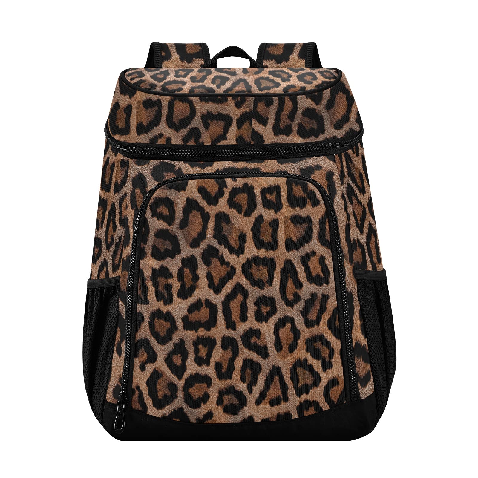 Leopards Cooler Backpack for Women Men Picnic Cooler Bags Insulated Leakproof Portable