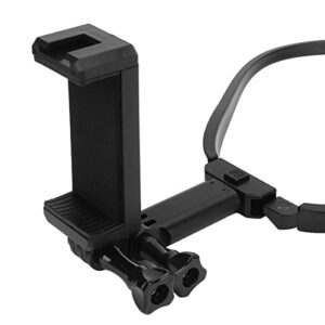 Jopwkuin Action Camera Neck Holder, ABS High Toughness Neck Phone Stand 180° Bend for