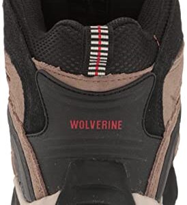 Wolverine Men's Wilderness Waterproof Composite Toe Mid Hiker Hiking Boot, Gravel, 8.5 Wide