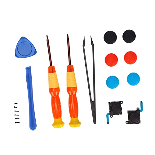 Screwdriver Repair Tools, ABS+Metal 19pcs Easy Installation Careful Repair Multifunctional Durable Joystick Replacement Tool Kit