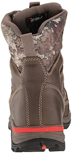 Wolverine Men's Sightline Waterproof Insulated Mid Calf Boot, Gravel/Timber, 13 Wide