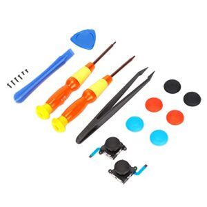 screwdriver repair tools, abs+metal 19pcs easy installation careful repair multifunctional durable joystick replacement tool kit