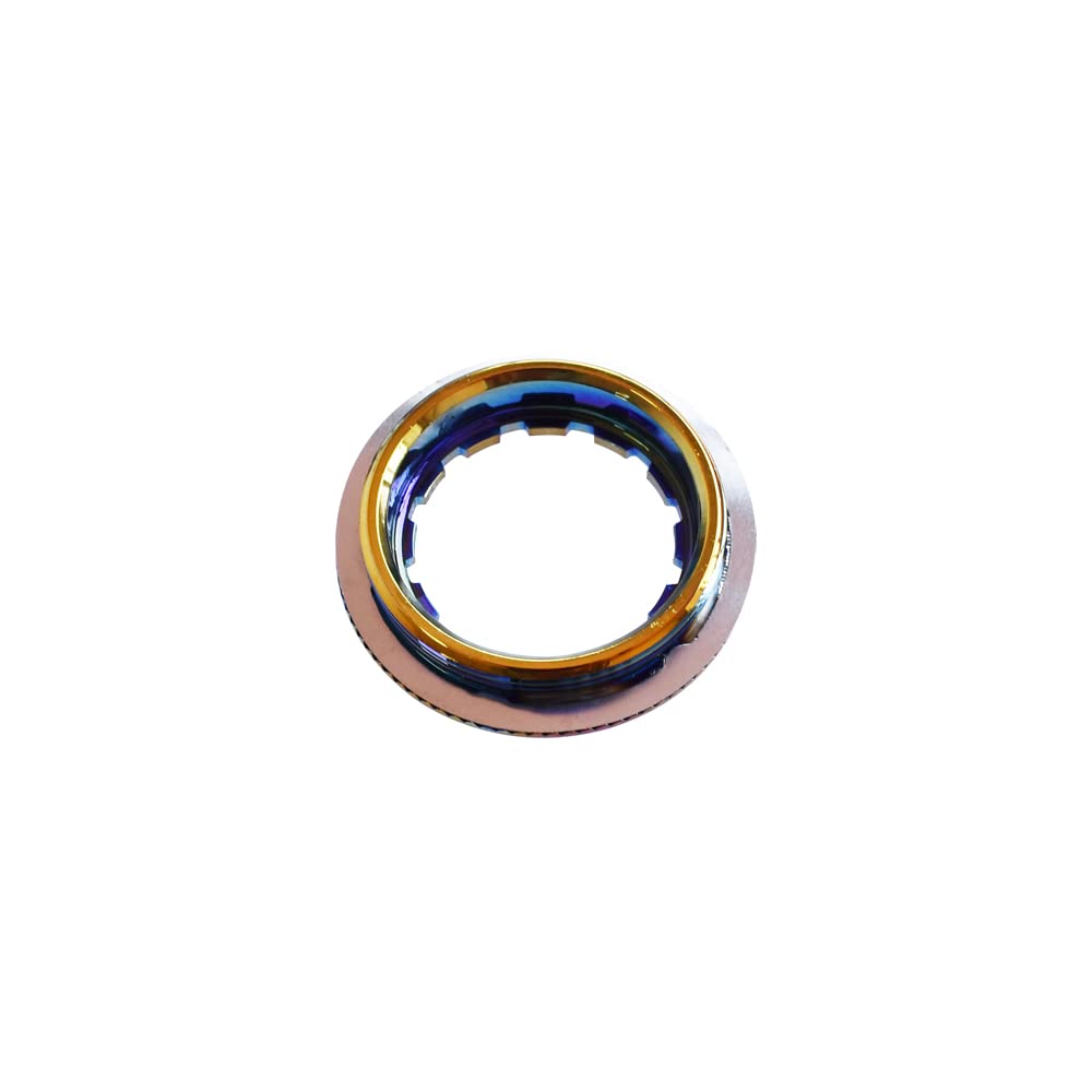 Pirhosigma Cassette Lockring Aluminium Alloy for 7-11 Speed Mountain Bike Colorful