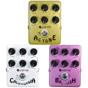 joyo jf-16 amplifier simulator and jf-13 & jf-15 for electric guitar most frequently combination budget pedals in bundle