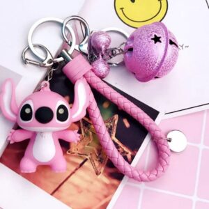 2PCS Murine And Angel Keychain Cartoon Key Chains for Kids Girls Boys Cartoon Couple Keychain for Keys Bag Phone Cartoon Keychain Gift for Birthday Christmas New Year Kids Keychains For Backpacks