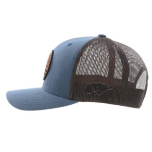 HOOEY Resistol Adjustable Snapback Hat (Blue/Brown)