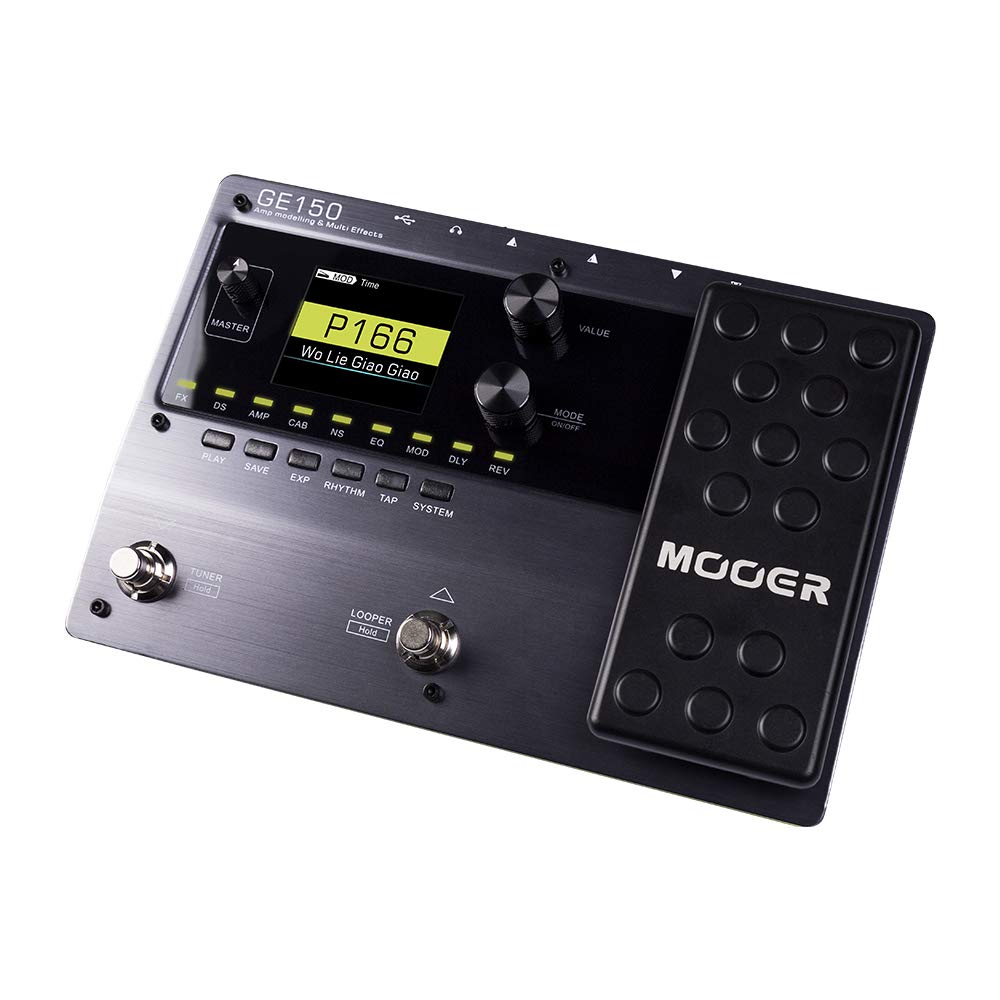 MOOER GE150 Guitar Multi Effects Pedal, Expression Pedal, Practice FX Pedal Bundled with AP10 Air Plug Guitar Wireless System