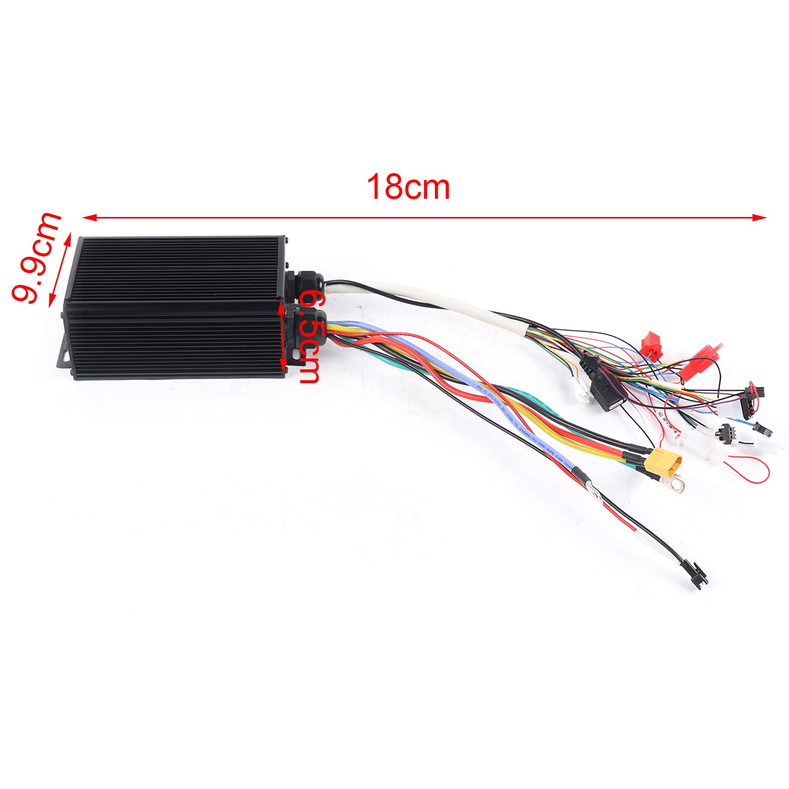 DNYSYSJ 36V-72V 45A 1000W-2000W Sine Wave Sabvoton Controller for eBike Electric Bicycle