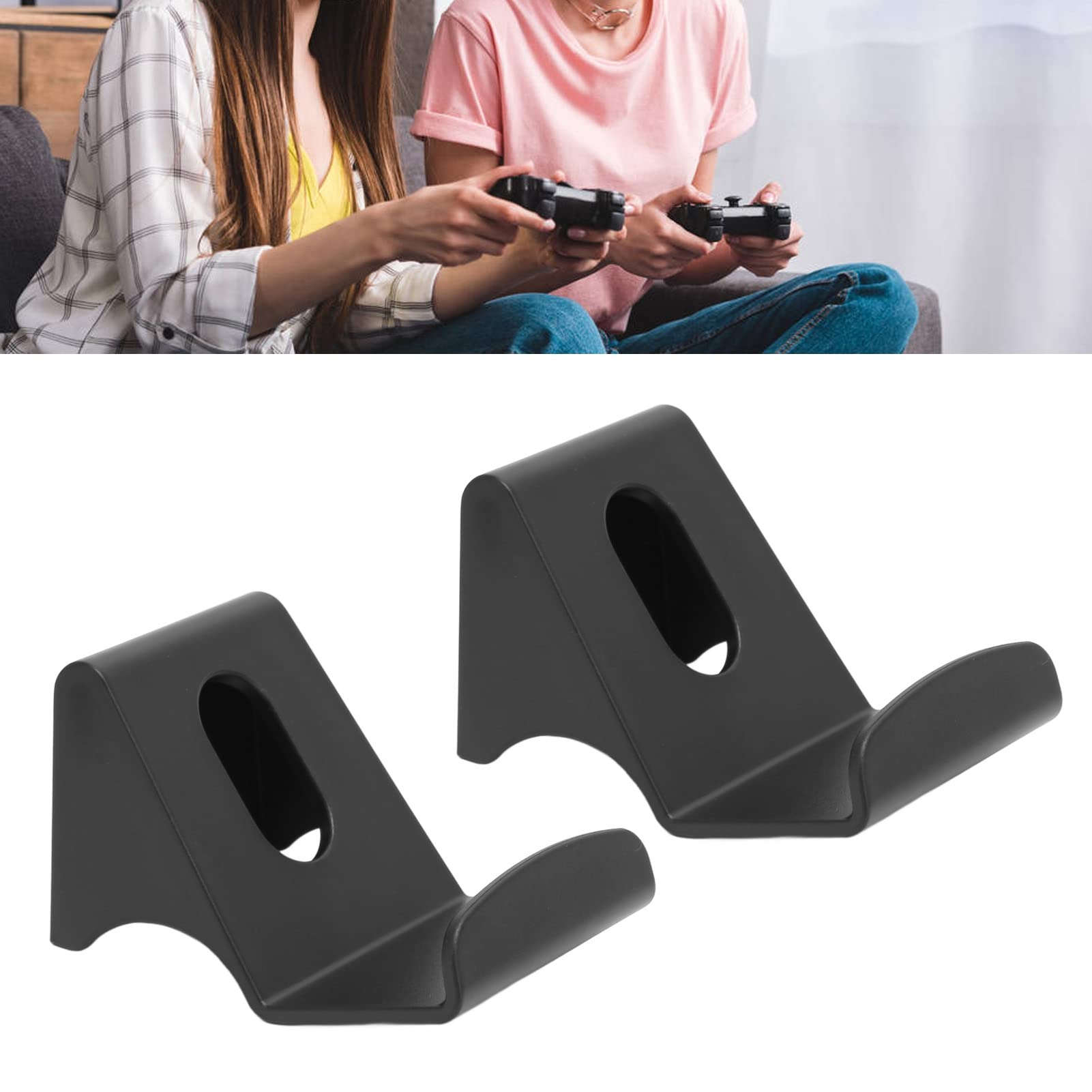 Controller Desktop Stand Holder, Sturdy Universal Controller Stand Wall Holder Mount Stylish Easy to Install for Cabinets