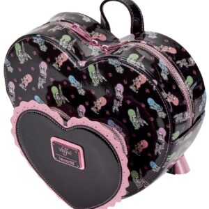 Loungefly Valfre Double Heart Mini Backpack