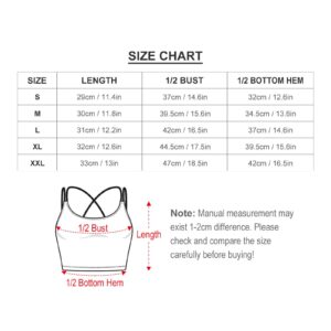 Croatia Flag Yoga Tank Tops for Women Cropped Running Shirts Padded Sports Bra for Athletic Yoga Fitness S