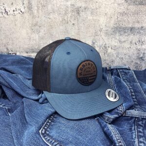 HOOEY Resistol Adjustable Snapback Hat (Blue/Brown)