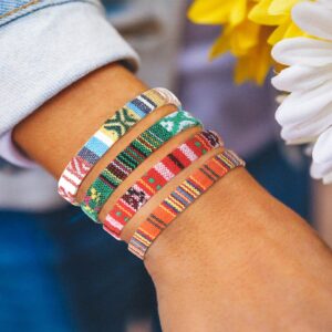 Lorfancy 12 Pcs Boho Bracelets for Women Girls Braided Bracelets Ankle Bracelets Aesthetic Beach Surfer Woven Men Friendship Bracelet Jewelry Accessories