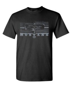 ford legend honeycomb grille mustang pony - unisex t-shirt (xl, black)