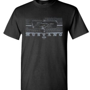 Ford Legend Honeycomb Grille Mustang Pony - Unisex T-Shirt (XL, Black)