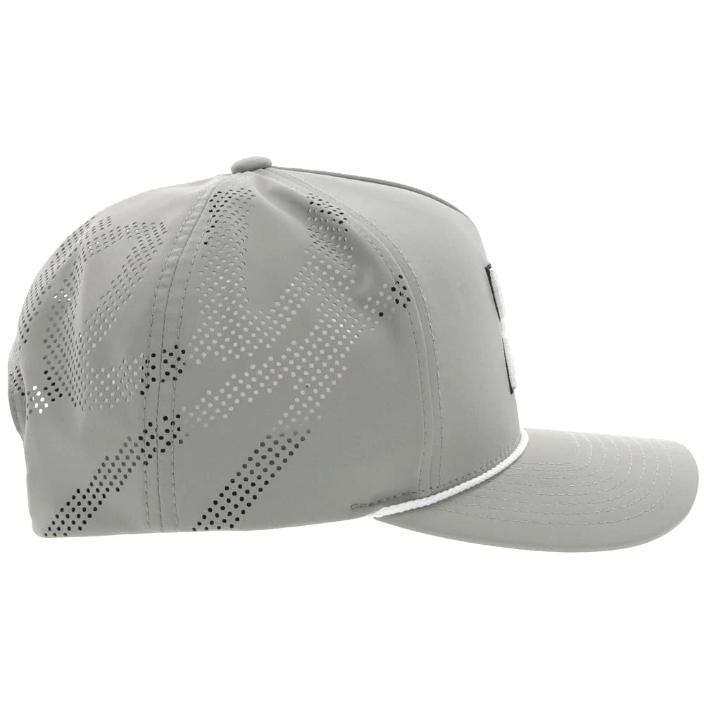 HOOEY Golf Adjustable Snapback Trucker Mesh Back Hat (Grey)