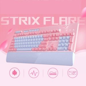 Feilx Gaming Keyboard and Mouse Combo, Pink Gaming Mechanical Keyboard Gaming Gaming Mouse Headset Mouse pad Keyboard and Mouse Set, Set (Color : Pink)