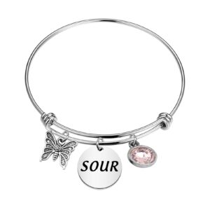 FAADBUK Singer Inspired Gift Singer Fans Gift Singer Gift Singer Bracelet (sour bracelet)