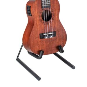 Miwayer Fold-Flat Ukulele Stand Floor Foldable Violin Stand with Padded Small Instrument Stand for Ukulele, Mandolin and Violin (A-Type Foldable)