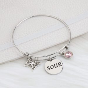 FAADBUK Singer Inspired Gift Singer Fans Gift Singer Gift Singer Bracelet (sour bracelet)