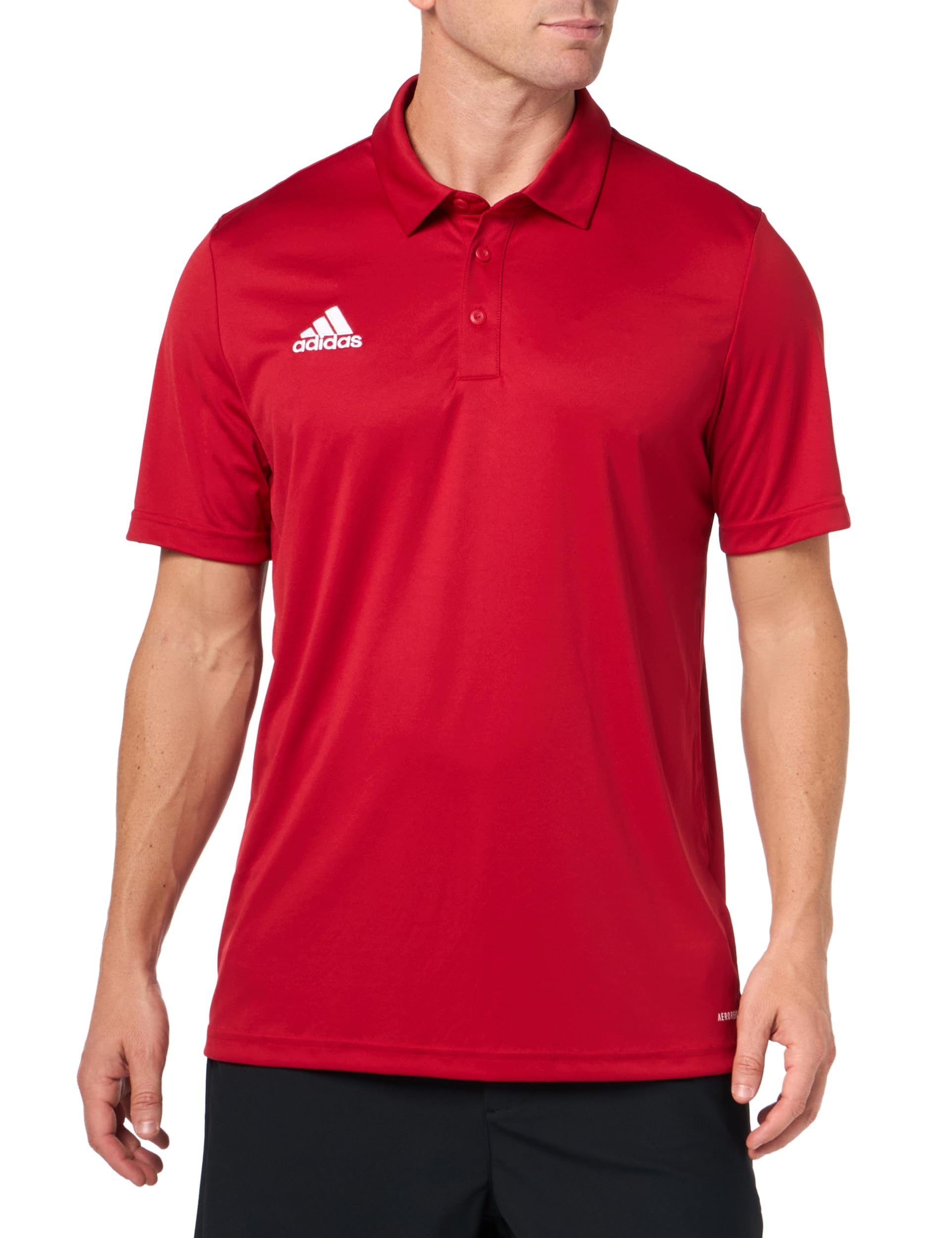 adidas Men's Entrada 22 Polo Shirt, Team Power Red