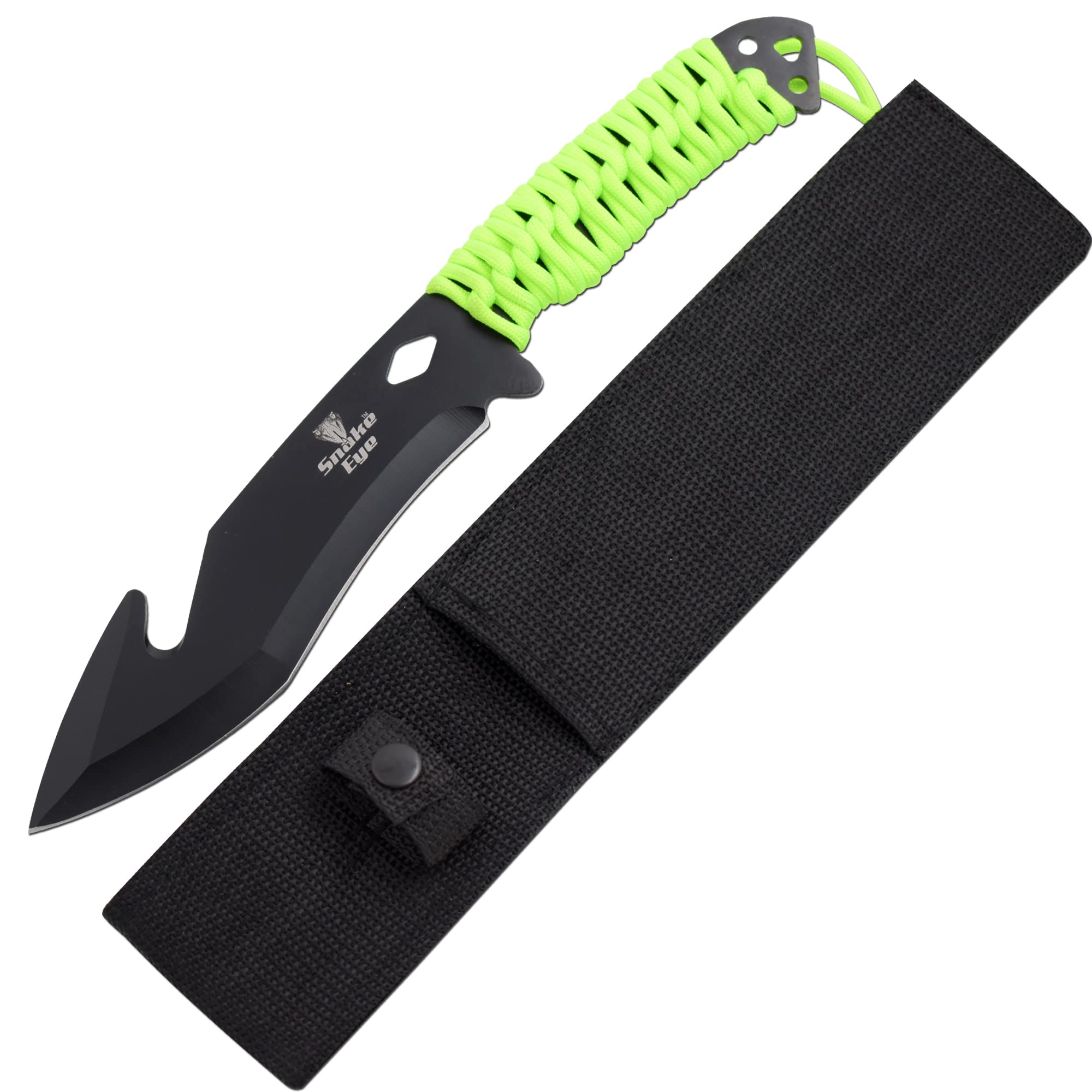 Snake Eye Tactical Heavy Duty Full Tang Fixed Blade Outdoor | Hunting | Camping | EDC Knife (14)