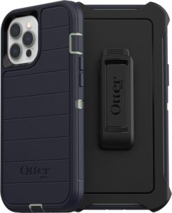 otterbox defender series case for apple iphone 12 & iphone 12 pro - blue