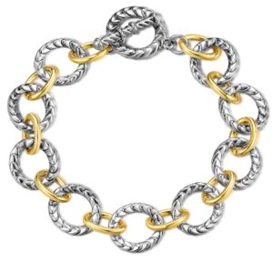 aprilery wire cable bracelet for women circle bangle rolo chain link bracelets designer inspire silver and gold bracelets gifts for her