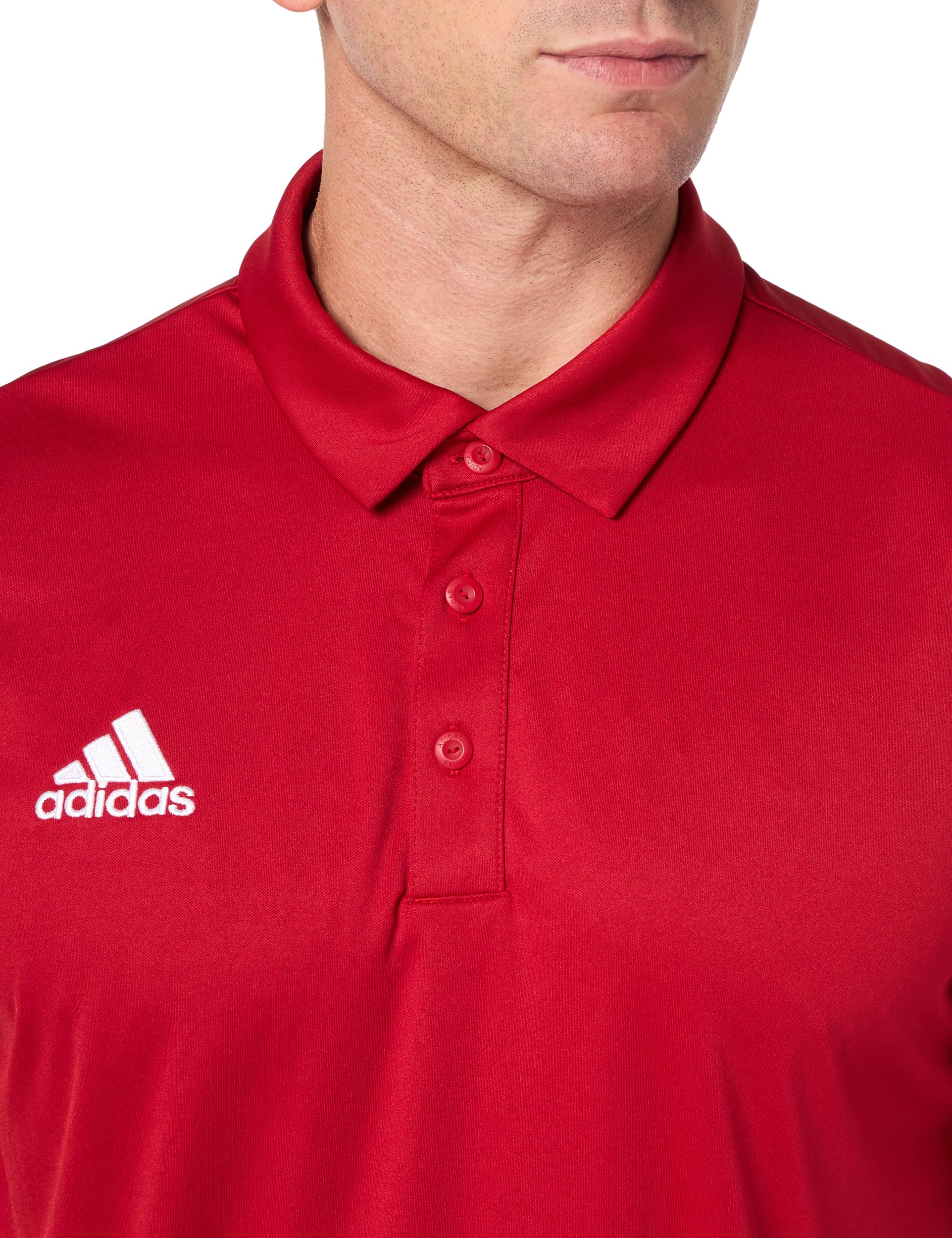 adidas Men's Entrada 22 Polo Shirt, Team Power Red