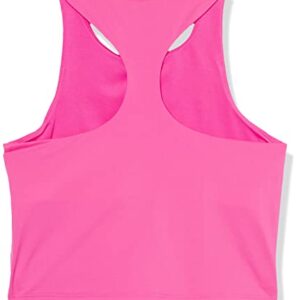 Under Armour Girls Motion Crop Tank Top, (652) Rebel Pink / / Pink Sugar, Medium