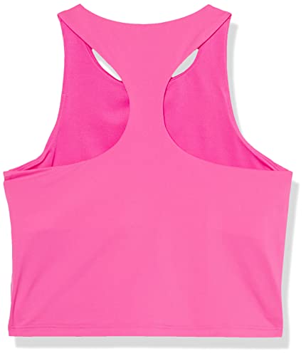 Under Armour Girls Motion Crop Tank Top, (652) Rebel Pink / / Pink Sugar, Medium