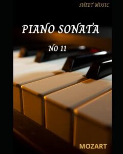 mozart piano sonata no 11 a major, k. 331 (sheet music score)