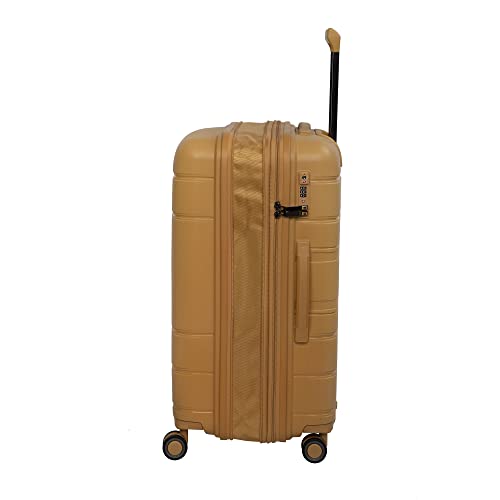 it luggage Eco Tough 30" Hardside Checked 8 Wheel Expandable Spinner, Honey Gold