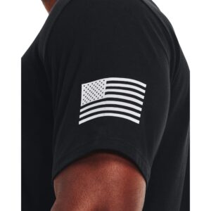 Under Armour Men's New Freedom Logo T-Shirt, (003) Black / / White, 3X-Large