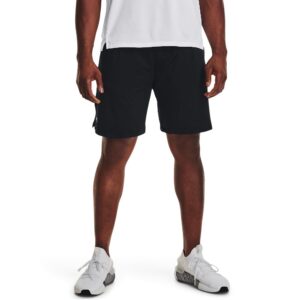 under armour men's tech vent shorts, (001) black/black/black, medium