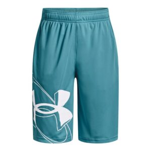 under armour boys prototype 2.0 shorts, (433) glacier blue / / white, youth small