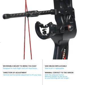 Perogen Compound Bow Capture Arrow Rest-Both Left and Right Hand