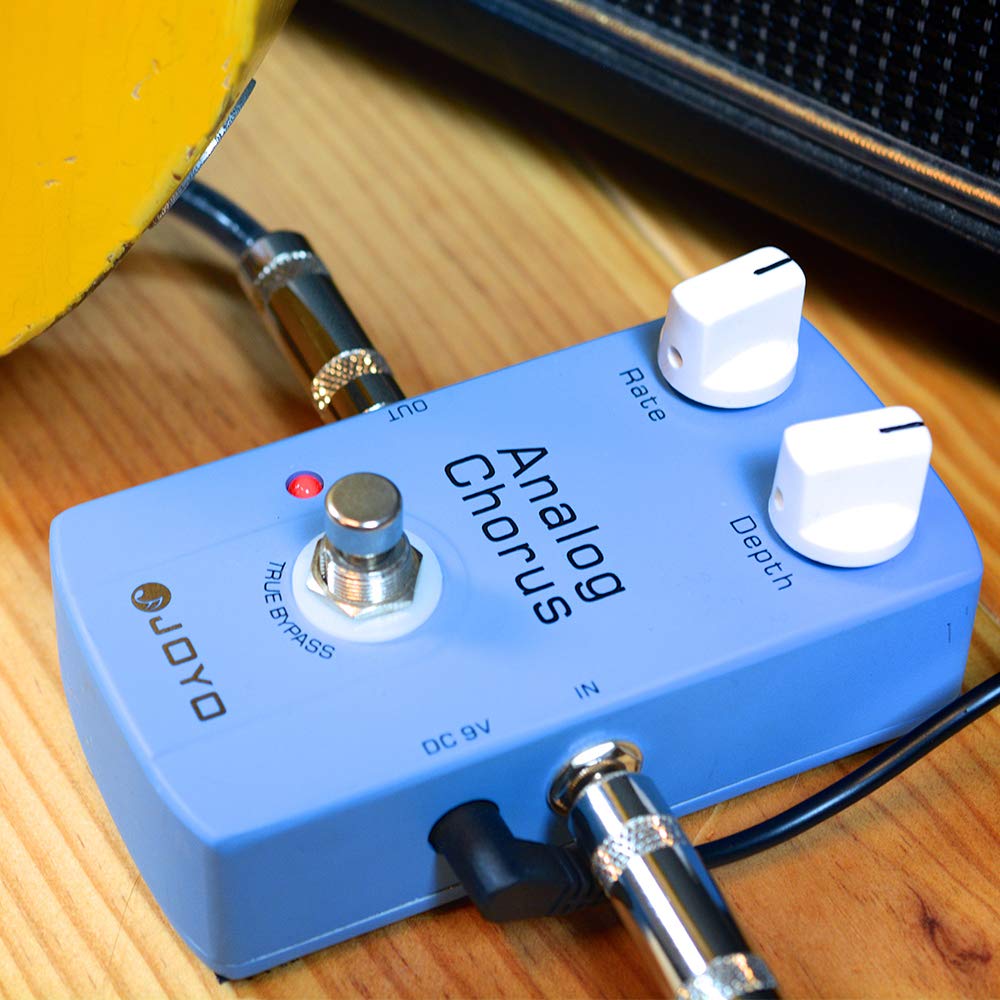 JOYO JF-32 Hot Plexi Distortion Effect Pedal Bundle with JF-37 Chorus Pedal for Electric Guitar