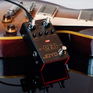 JOYO R-03 UZI R Series Distortion Heavy Metal Pedal Bundle with JF-324 Gate of Kahn Noise Gate Mini Pedal for Electric Guitar Effects