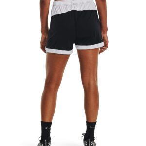 Under Armour Womens Maquina 3.0 Shorts, (001) Black / / White, Medium