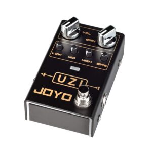 JOYO R-03 UZI R Series Distortion Heavy Metal Pedal Bundle with JF-324 Gate of Kahn Noise Gate Mini Pedal for Electric Guitar Effects