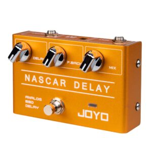 JOYO R-10 Analog Delay Pedal Bundle with JF-07 Classic Flanger Effect Pedal for Electric Guitar