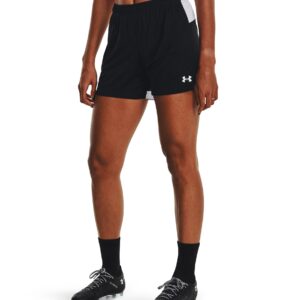 Under Armour Womens Maquina 3.0 Shorts, (001) Black / / White, Medium