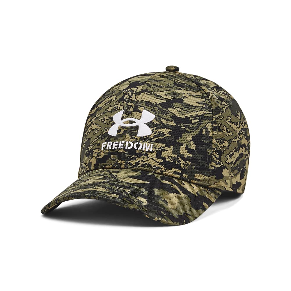 Under Armour Men's Freedom Blitzing Hat, (310) Baroque Green/White/White, Medium/Large