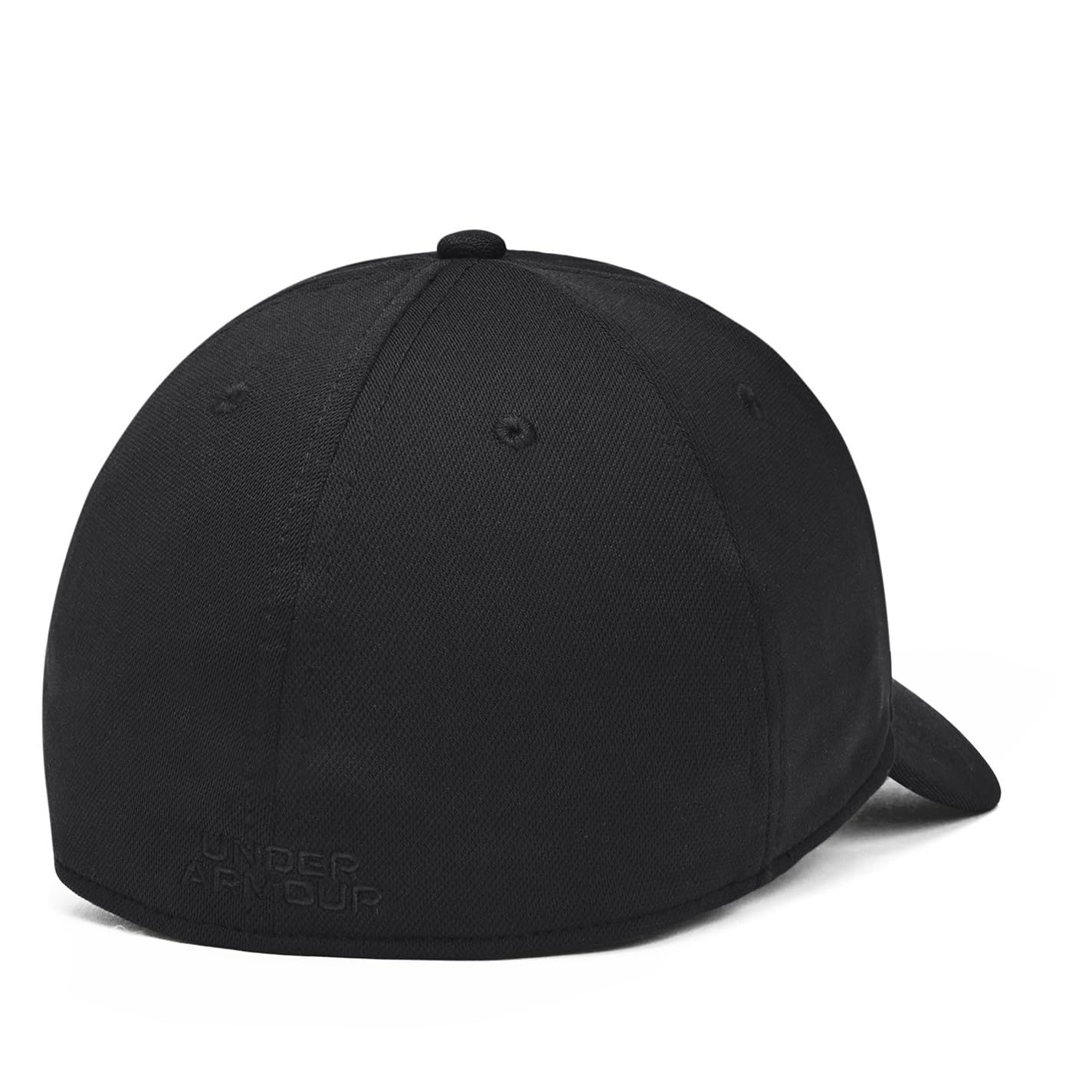 Under Armour Men's Blitzing Cap Stretch Fit, (002) Black / / Black, Medium/Large