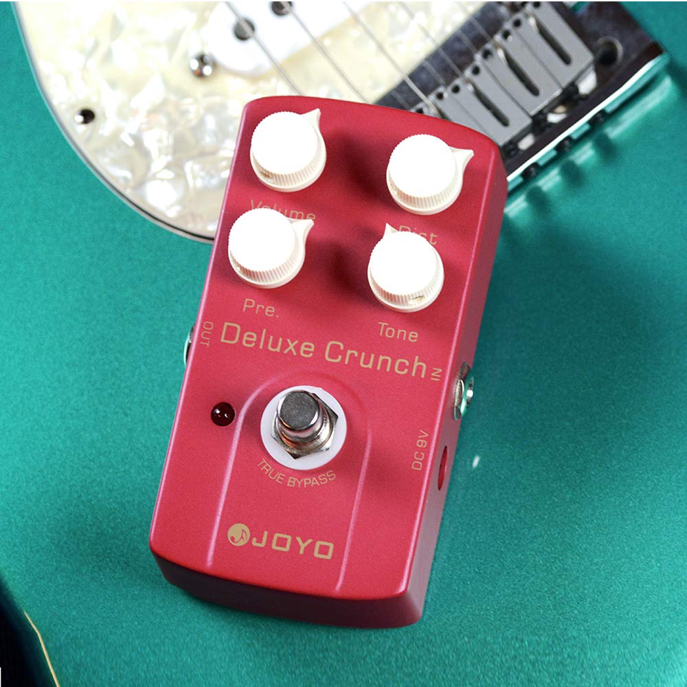 JOYO JF-06 Vintage Phase Effect Pedal Bundle with JF-39 Deluxe Crunch Distortion Pedal for Electric Guitar