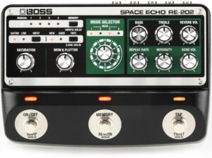 boss re-202 space echo digital delay pedal